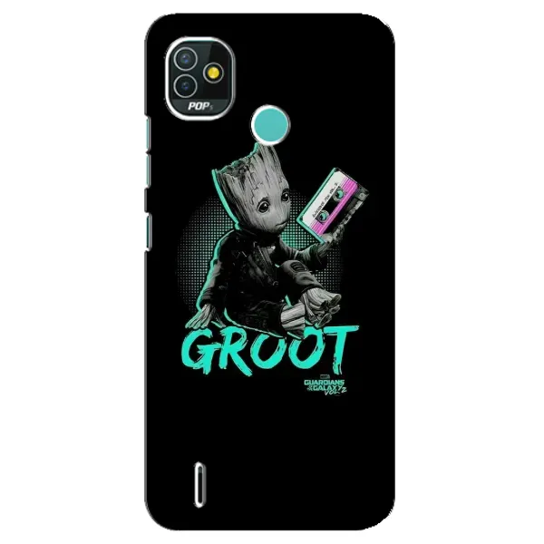 Чехол с рисунком «Groot» для TECNO Pop 4 LTE