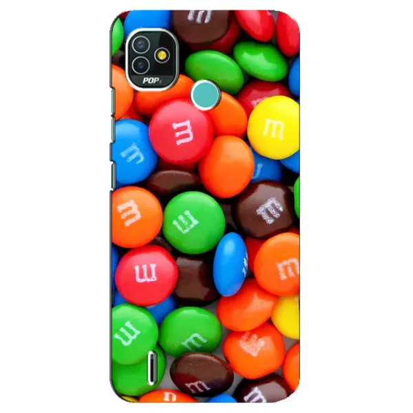 Чехол с рисунком «Разноцветные M&M'S» для TECNO Pop 4 LTE Чехол с рисунком «Разноцветные M&M'S» для TECNO Pop 4 LTE