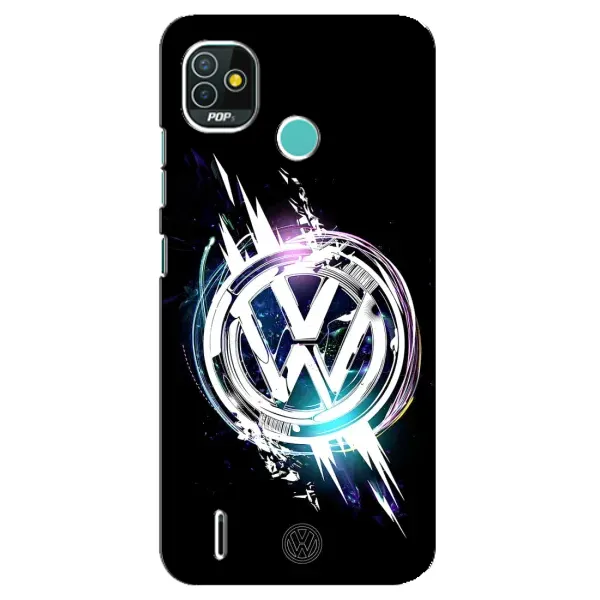 Чехол с рисунком «Volkswagen на черном» для TECNO Pop 4 LTE Чехол с рисунком «Volkswagen на черном» для TECNO Pop 4 LTE