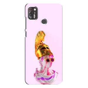 Чохол з Прикольним Принтом на TECNO POP 4 Pro (АРТ Статуя)