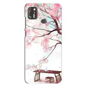 Чохол з картинкою Сакури на TECNO POP 4 Pro (Чайна церемонія)