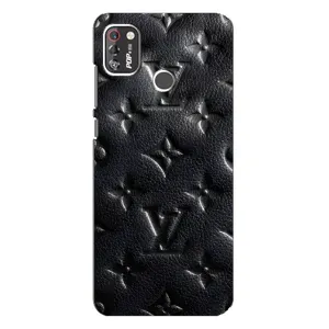 Текстурний Чохол Louis Vuitton для Техно Поп 4 про (Чорний ЛВ)