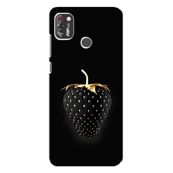 Чехол с рисунком «Чёрная клубника» для TECNO POP 4 Pro Чехол с рисунком «Чёрная клубника» для TECNO POP 4 Pro