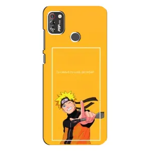 Чехлы с принтом Наруто на TECNO POP 4 Pro (Даттебаё)