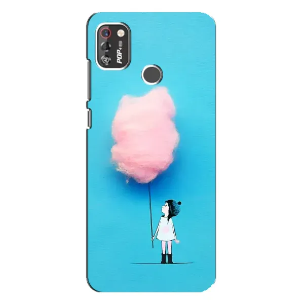 Чохол з малюнком «Дівчинка з хмаринкою» для TECNO POP 4 Pro Чохол з малюнком «Дівчинка з хмаринкою» для TECNO POP 4 Pro