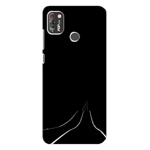 Чохол з картинками на чорному фоні для TECNO POP 4 Pro (Дорога)