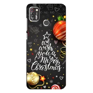 Чохол новорічна ялинка на TECNO POP 4 Pro