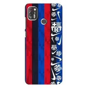 Чехол для TECNO POP 4 Pro (Барселона) (Фанат Барсы)