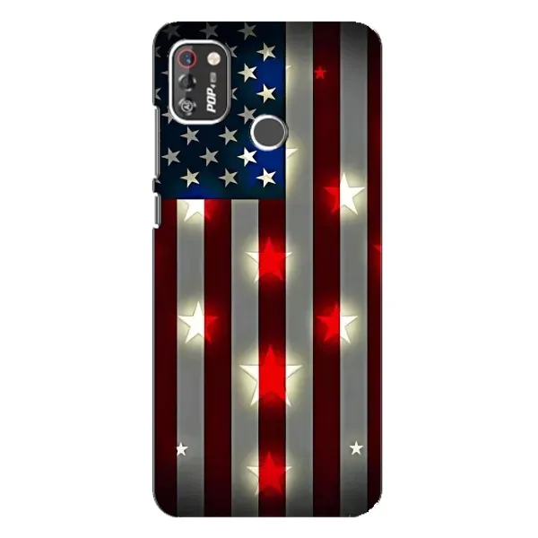 Чехол с рисунком «Флаг США 2» для TECNO POP 4 Pro Чехол с рисунком «Флаг США 2» для TECNO POP 4 Pro