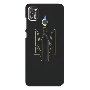 Чохол з картинкою (Патріотичний ГЕРБ) на TECNO POP 4 Pro (Герб - Молотова)