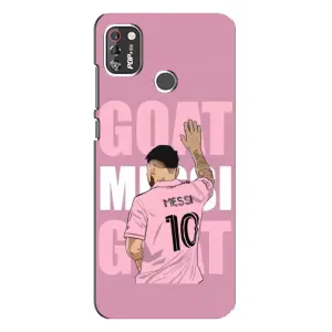 Чехлы Лео Месси в Майами на TECNO POP 4 Pro