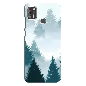 Летний Чехол на TECNO POP 4 Pro (Горный лес)