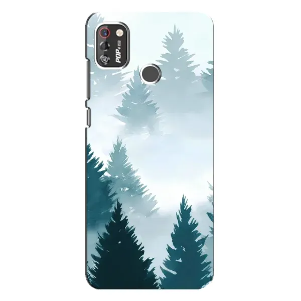 Чехол с рисунком «Горный лес» для TECNO POP 4 Pro Чехол с рисунком «Горный лес» для TECNO POP 4 Pro