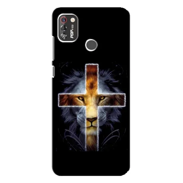 Чехол с рисунком «Иисус Лев» для TECNO POP 4 Pro Чехол с рисунком «Иисус Лев» для TECNO POP 4 Pro