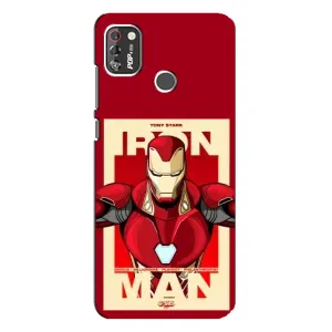 Чехол Супергерой Железный человек на TECNO POP 4 Pro (Iron man)