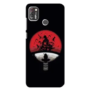 Чехлы с картинкой Итачи Учиха на TECNO POP 4 Pro (Итачи на черном)