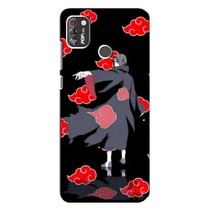 Чехлы с картинкой Итачи Учиха на TECNO POP 4 Pro (Итачи в плаще)