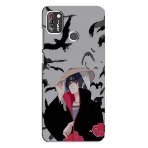 Чехлы с картинкой Итачи Учиха на TECNO POP 4 Pro (Итачи Ворони)