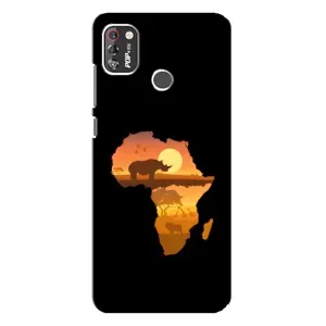 Летний Чехол на TECNO POP 4 Pro (Карта)