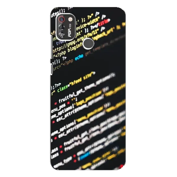 Чехол с рисунком «Код» для TECNO POP 4 Pro Чехол с рисунком «Код» для TECNO POP 4 Pro
