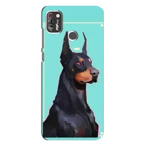 Чохол ДОБЕРМАН  для TECNO POP 4 Pro (Король доберман)