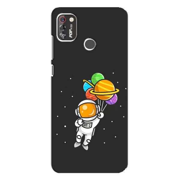Чехол с рисунком «Космонавт с шариками» для TECNO POP 4 Pro Чехол с рисунком «Космонавт с шариками» для TECNO POP 4 Pro