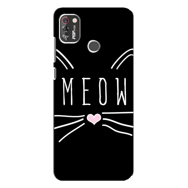 Чехол с рисунком «КОТИК MEOW» для TECNO POP 4 Pro Чехол с рисунком «КОТИК MEOW» для TECNO POP 4 Pro