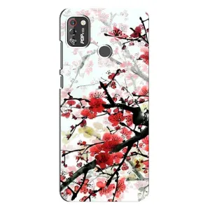 Чехол с принтом САКУРЫ на TECNO POP 4 Pro