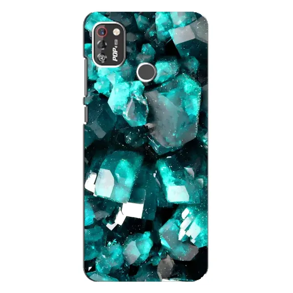 Чехол с рисунком «Кристалы» для TECNO POP 4 Pro Чехол с рисунком «Кристалы» для TECNO POP 4 Pro