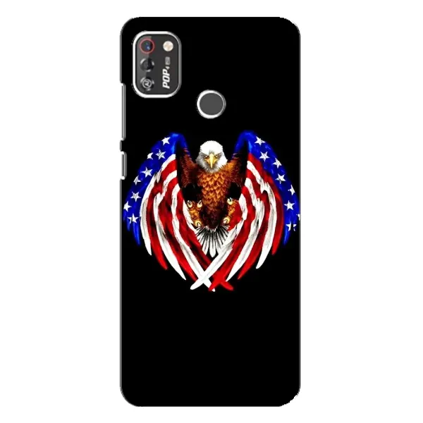 Чехол с рисунком «Крылья США» для TECNO POP 4 Pro Чехол с рисунком «Крылья США» для TECNO POP 4 Pro