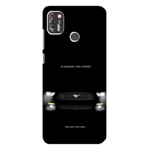 Чехлы с тематикой "Крутые машины" на TECNO POP 4 Pro (Черный Land Rover)