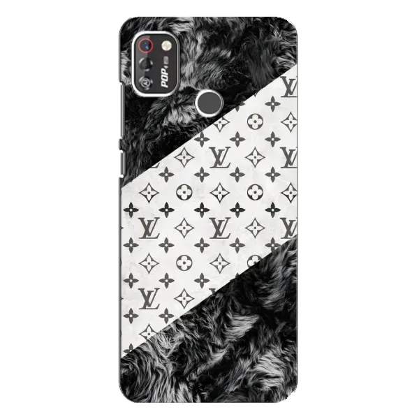 Чехол с рисунком «LV на белом» для TECNO POP 4 Pro Чехол с рисунком «LV на белом» для TECNO POP 4 Pro