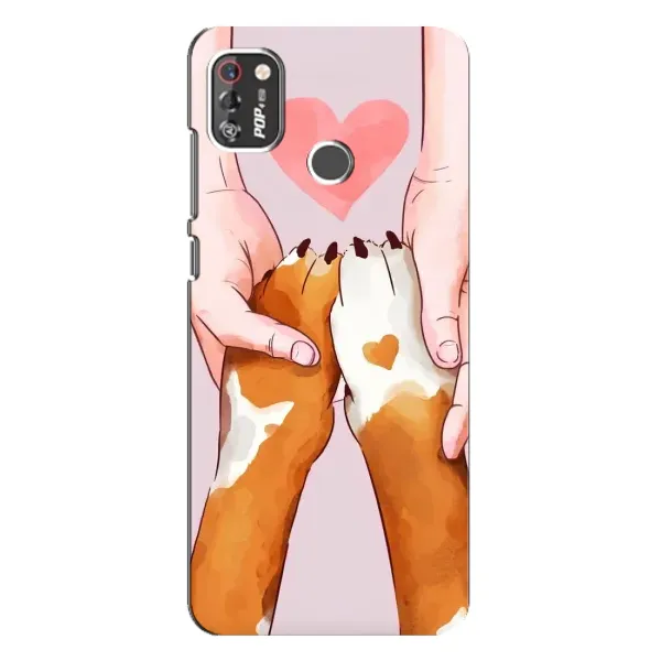 Чехол с рисунком «Любовь к собакам» для TECNO POP 4 Pro Чехол с рисунком «Любовь к собакам» для TECNO POP 4 Pro