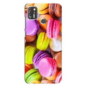 Чехол с изображением вкусной еды для TECNO POP 4 Pro (Макаруны)