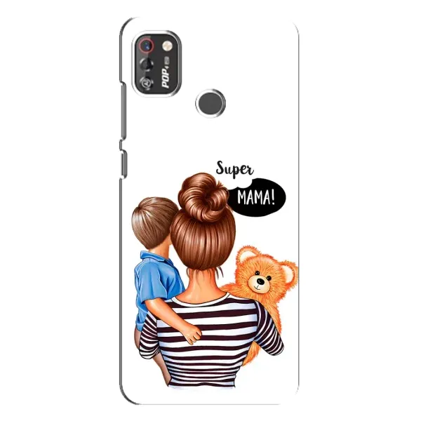 Чехол с рисунком «Мама и сын» для TECNO POP 4 Pro Чехол с рисунком «Мама и сын» для TECNO POP 4 Pro