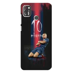 Чехол (TPU) с Футболистом на TECNO POP 4 Pro (MBAPPE 10)