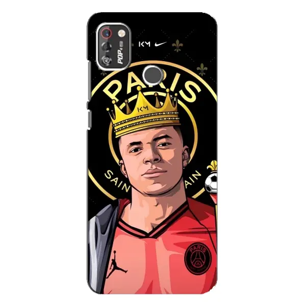 Чехол с рисунком «Mbappe King» для TECNO POP 4 Pro Чехол с рисунком «Mbappe King» для TECNO POP 4 Pro