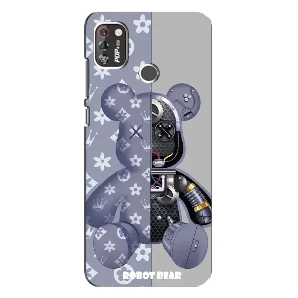 Чехол с рисунком «Медведь Louis Vuitton» для TECNO POP 4 Pro