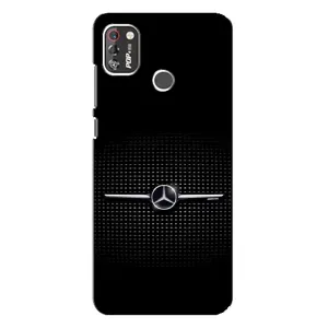 Силиконовый бампер с картинкой машины на TECNO POP 4 Pro (Mercedes)