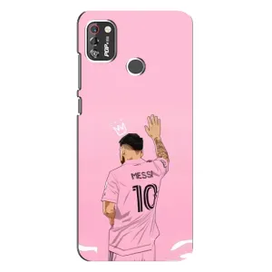 Чехлы Лео Месси в Майами на TECNO POP 4 Pro (Месси Маями)