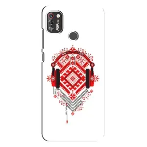 Силіконовый Чохол на TECNO POP 4 Pro з картинкой Вишиванки (Модна вишиванка)