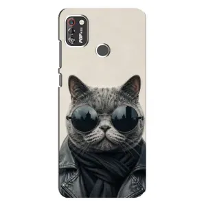 Чехол на тематику: Коты для TECNO POP 4 Pro (Модный кот)