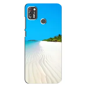Летний Чехол на TECNO POP 4 Pro (Море песок)