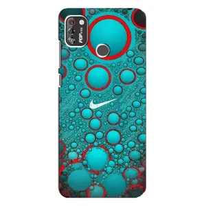 Силіконовый Чохол на TECNO POP 4 Pro з картинкою НАЙК (Найк зелений)