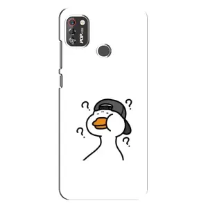 Бампер с принтом Мемы для TECNO POP 4 Pro (Непонимание)