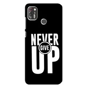 Силіконовый Чохол на TECNO POP 4 Pro з картинкою НАЙК (Never Give UP)