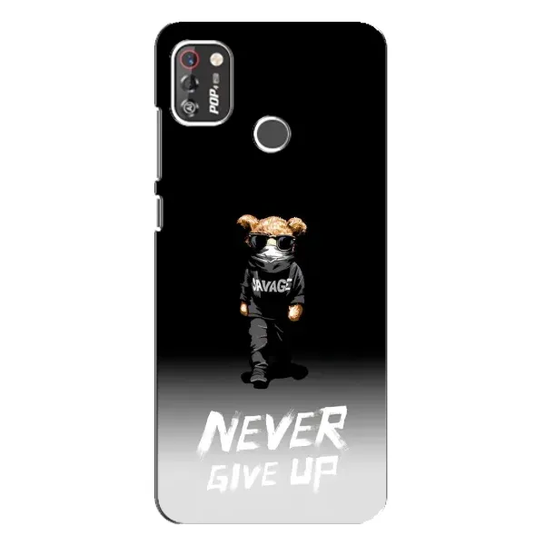 Чехол с рисунком «Never» для TECNO POP 4 Pro