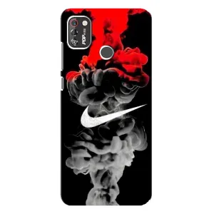 Силіконовый Чохол на TECNO POP 4 Pro з картинкою НАЙК (Nike дим)