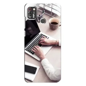 Силіконовий бампер (Працівники) на TECNO POP 4 Pro (Офісний працівник)