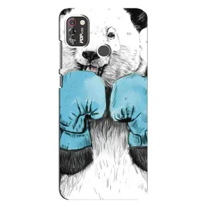 Чехлы с Пандами на TECNO POP 4 Pro (Панда боксер)